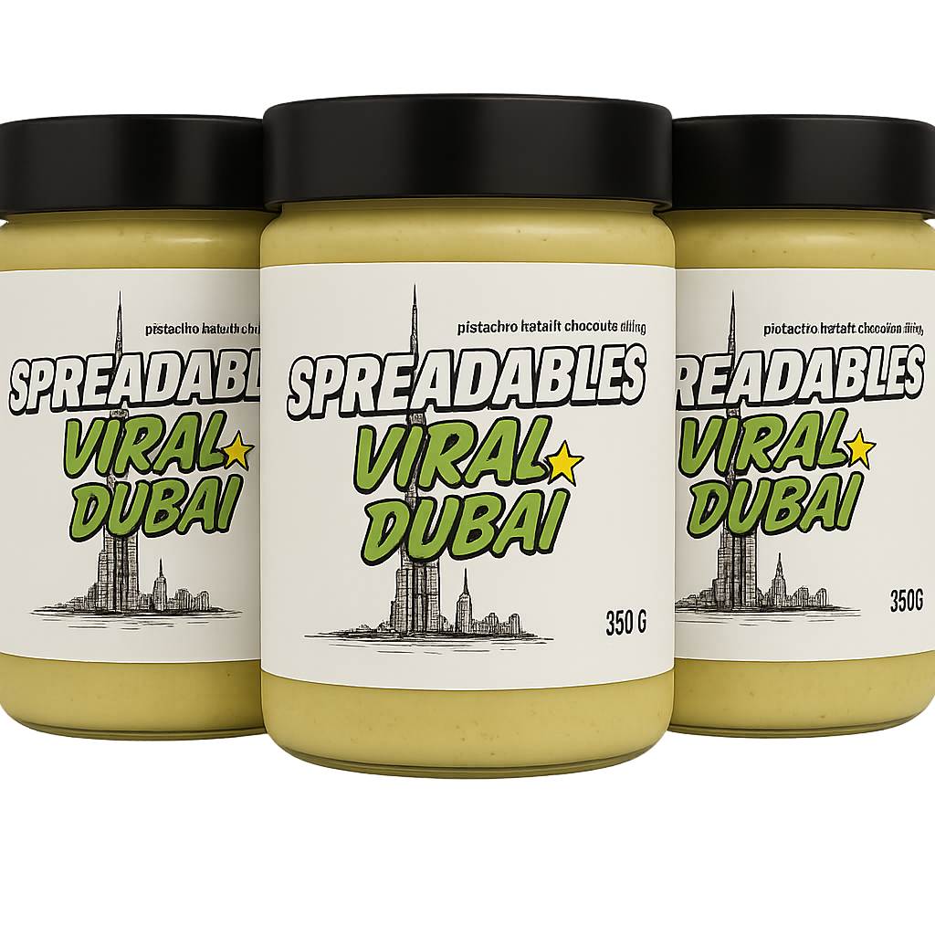 BUNDLE! X3 SPREADABLES VIRAL DUBAI PISTACHIO SPREAD | 350g